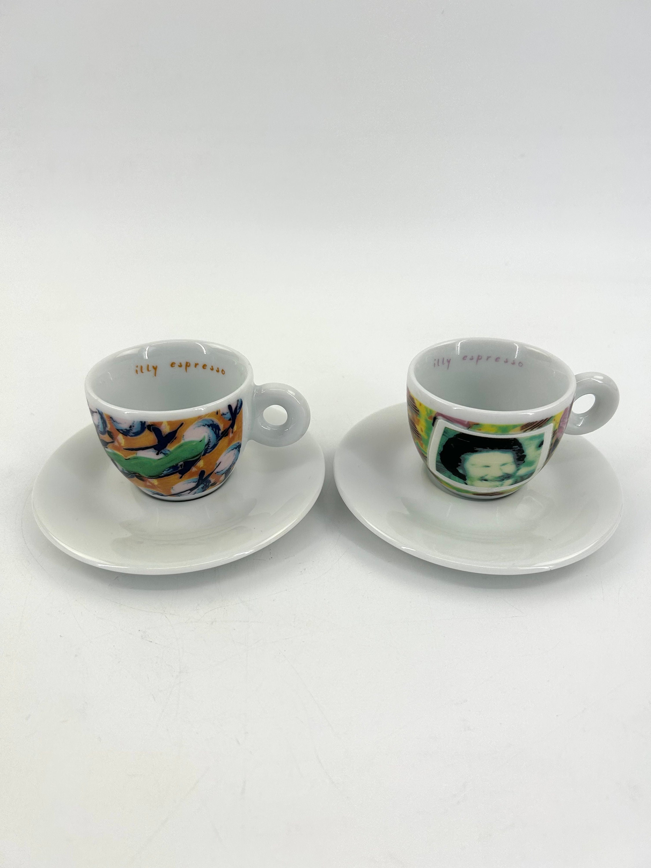 plafond mixer schraper Set of 2 Vintage Illy Espresso Cups From the Videogrammi - Etsy Singapore