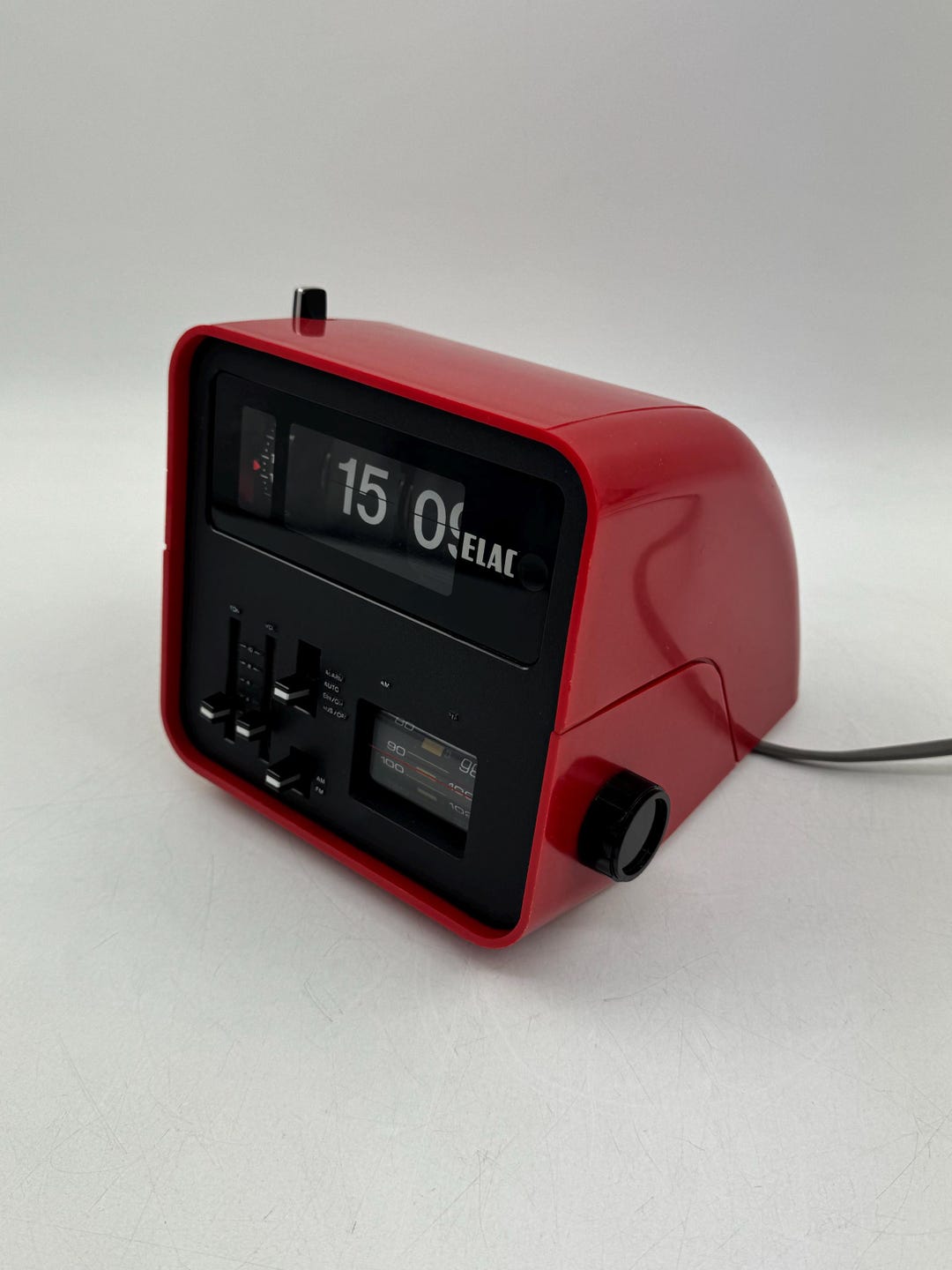 Elac - RD 100 Flip Clock Radio - Space Age - 1970s - Etsy