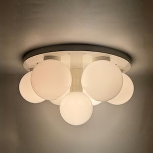 Solken Leuchten - Ceiling lamp - 7 bulbs - Space age - 80s