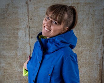 Royal Blue Raincoat - Etsy UK