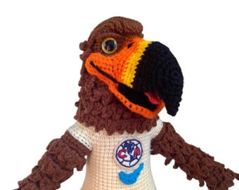 EAGLE Agui AMIGURUMI 35 cm. Finished physical product.
