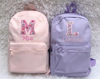 Embroidered Personalised backpack • kids backpack • Nursery  backpack • birthday gift • mini toddler gift. Nursery bag. back to school