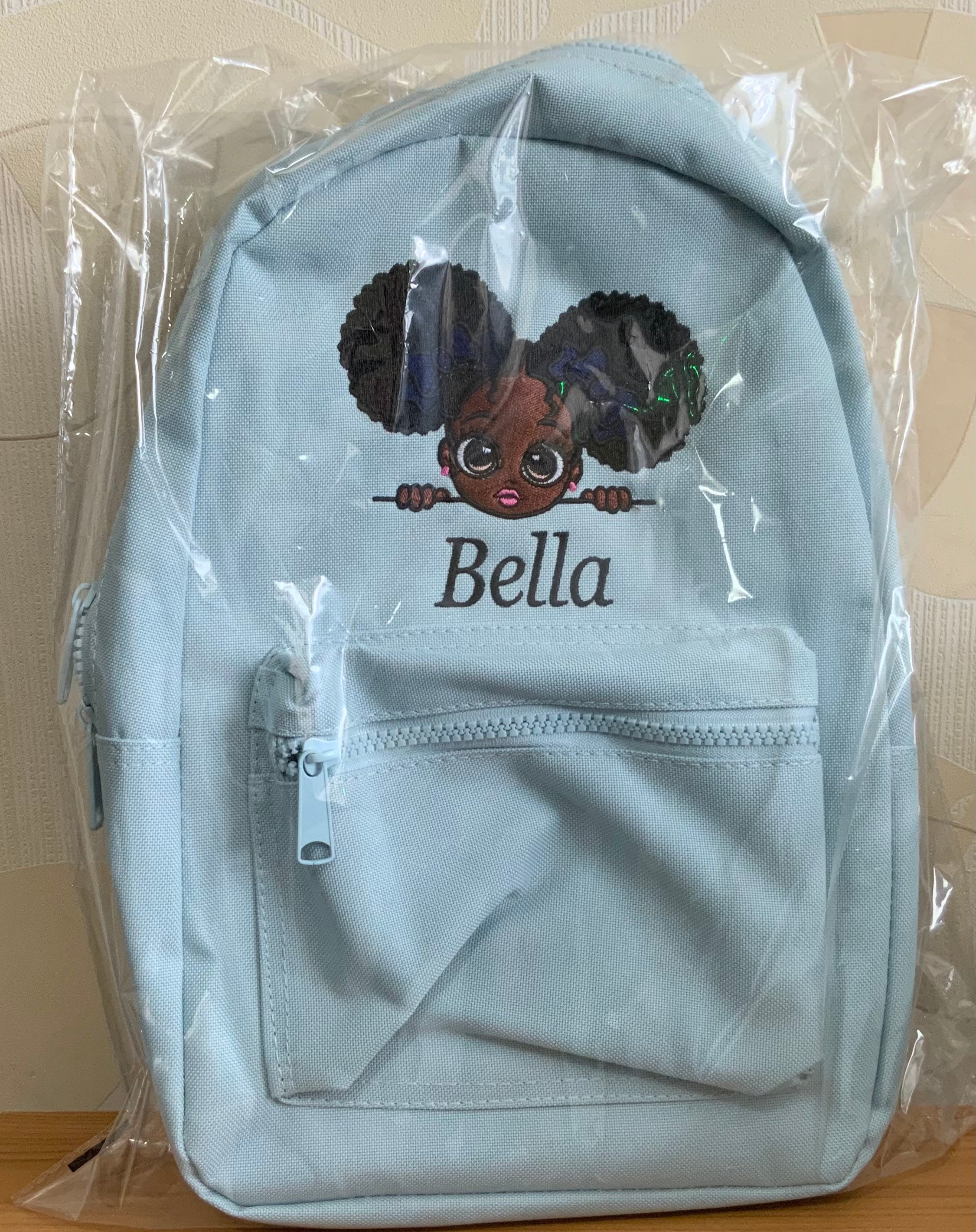 Embroidered Personalised Toddler Backpack Girls mini nursery bag, embroidered Custom backpack, girls school bag, birthday gift.Fast Delivery