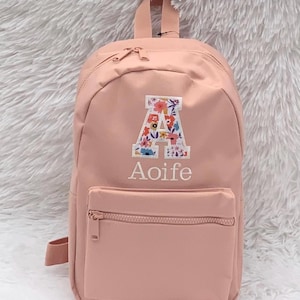 Sac à dos brodé personnalisé • sac à dos pour enfants • sac à dos pour chambre d'enfant • cadeau d'anniversaire • mini cadeau pour tout-petit. Sac de bébé. retour à l'école