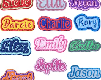 Personalized Embroidered Name Patch | Iron On or Sew On