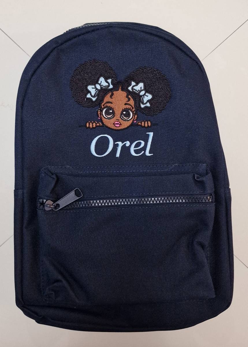 Embroidered Personalised Toddler Backpack Girls mini nursery bag, embroidered Custom backpack, girls school bag, birthday gift.Fast Delivery