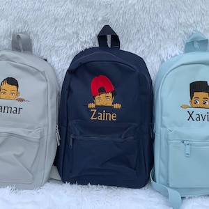 Mini sac à dos brodé personnalisé pour garçon | personnalisé pour chambre de bébé | Sac à dos pour garçon Livraison rapide