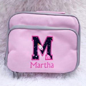 Sac à lunch personnalisé • Initiales et prénom brodés • Boîte à lunch pour enfants • Livraison rapide