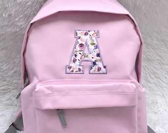 Embroidered Personalised backpack | Monogrammed Initial Custom backpack | kids Nursery backpack | Fast Delivery