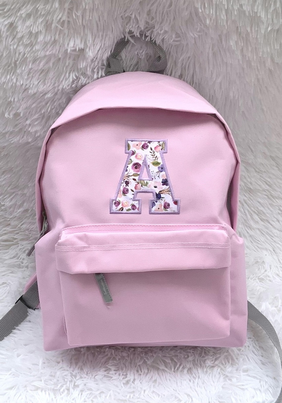 Embroidered Personalised backpack | Monogrammed Initial Custom backpack | kids Nursery backpack | Fast Delivery