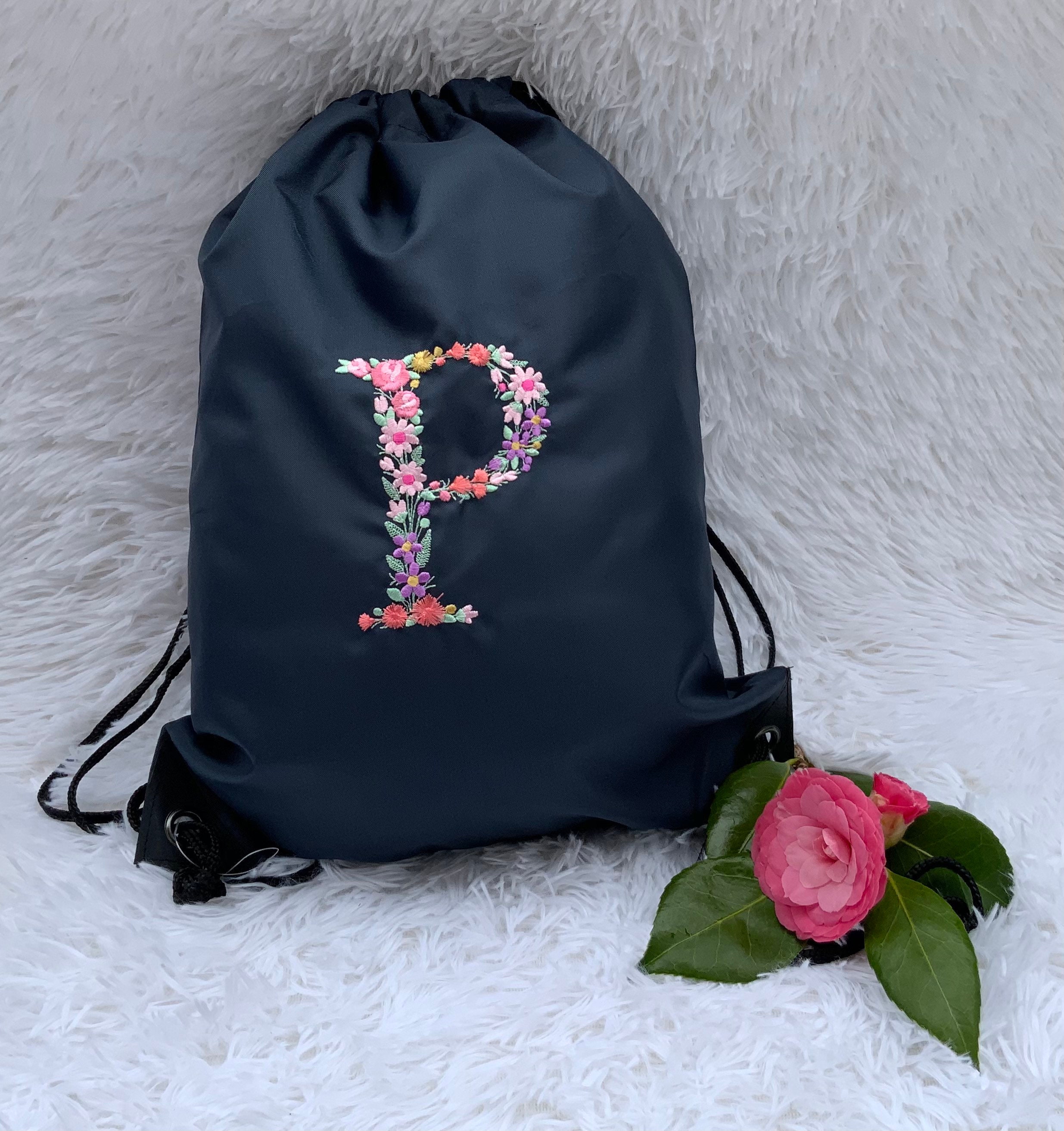 Personalised drawstring bag sales