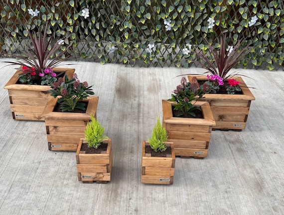 Simply Wood Churchill SQUARE Planter Range – 3 Sizes - Etsy