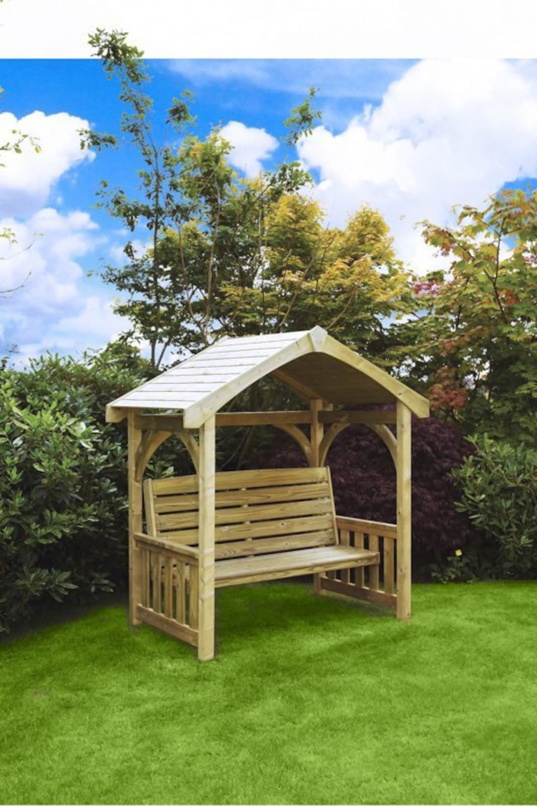 Simply Wood Large Arbour - Etsy UK