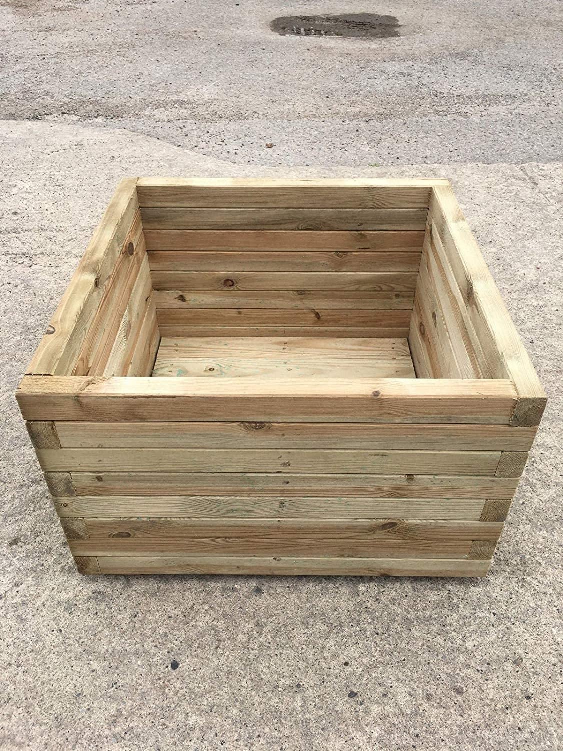 Simply Wood High Quality Tanalised Pressure Treated Square Planter
