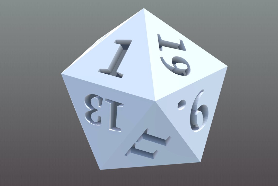 Custom Sharp Dice STL Files Etsy
