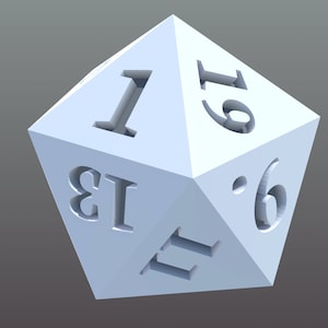 Custom Sharp Dice STL Files