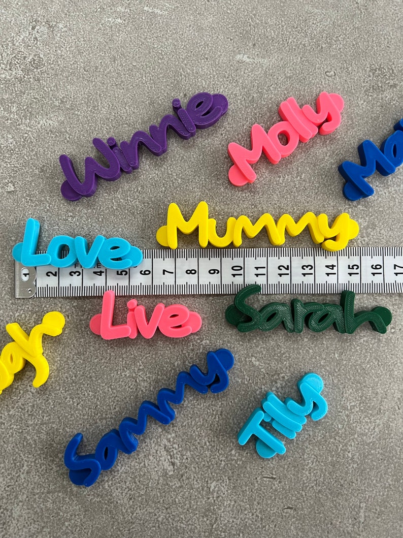 Personalised Fridge Magnet Custom Fridge Magnet 3D Printed Any Name or word Under 5 Pounds Small Gifts image 5