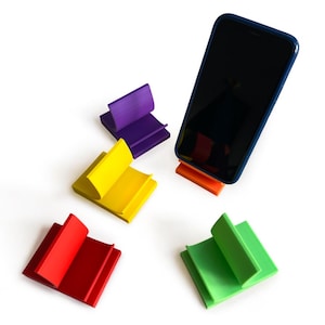 Sticky Note Inspired Phone Stand | 3D Printed Cell Phone Holder | Mobile Phone Holder | Practical Accessory | Sturdy Creative Desk Decor
