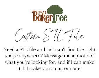 Custom STL File Cookie Cutter