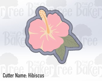 Hibiskus - STL Datei Cookie Cutter - digitaler Download