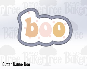 Boo, Halloween - STL Datei Ausstechform - Digitaler Download