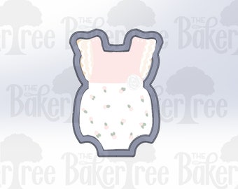 Rüschen Onesie - Baby Girl, Boho - STL Datei Ausstecher - Digitaler Download