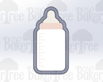 Babyflasche #1, Milchflasche - STL Datei Ausstechform - Digitaler Download