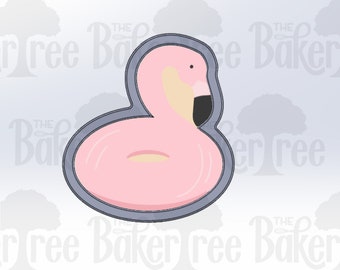 Flamingo Float - Pool Float, Sommer - STL Datei Keksausstecher - Digitaler Download