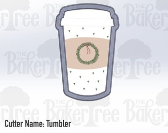 Becher - Kaffeebecher, Kaffeetasse, Thermoskanne - STL-Datei Cookie Cutter - digitaler Download