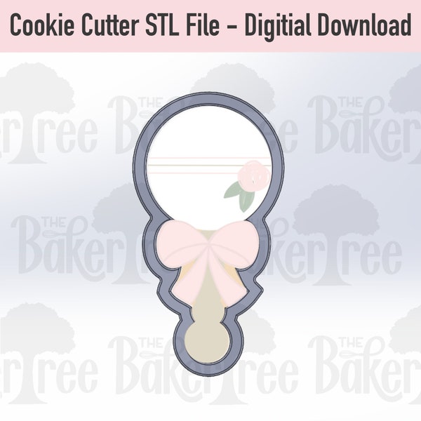 Baby Rattle - STL File Cookie Cutter - Téléchargement numérique