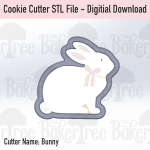 Hase, Hase, Osterhase - STL Datei Ausstechform - Digital Download