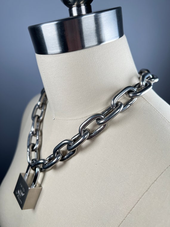 Lock Stainless Steel Chain Necklace
