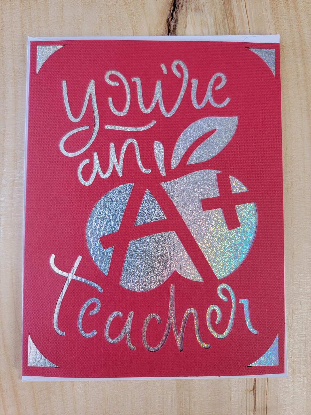Teacher Appreciation Teacher Thank You Greeting Cards - Etsy