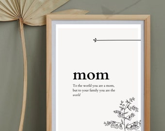 Mother’s Day gift, moms day, printable Mother’s Day gift, last minute Mother’s Day gift, print at home