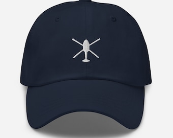 Helicopter Pilot Gift, Hat, Baseball cap, aviation hat, bell 409, embroidered helicopter hat