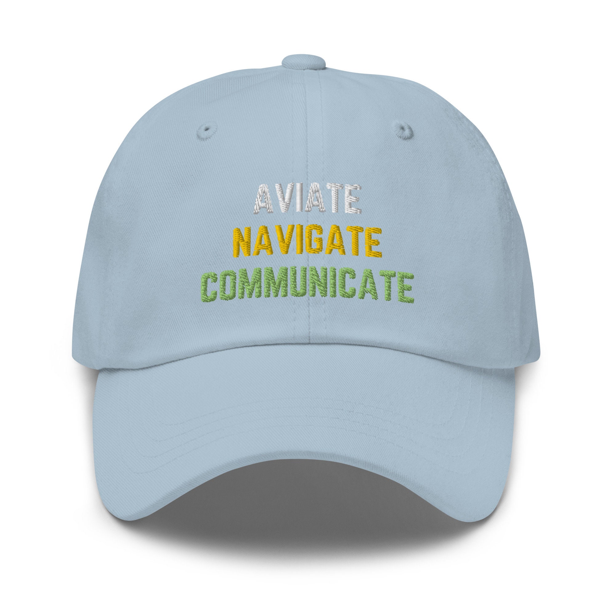 Navigating Hat Aviate Navigate Communicate Hat: Pilot Dad Cap - Etsy Canada