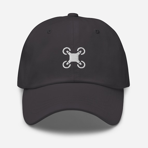 Drone Hat, embroidered hat, baseball cap, drone pilot, drone gift, quadcopter, fpv, pilot, drone pilot gift