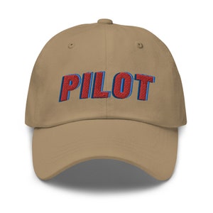 Embroidered Pilot Hat, dad hat, airplane hat, baseball cap, airplane, gift for pilot