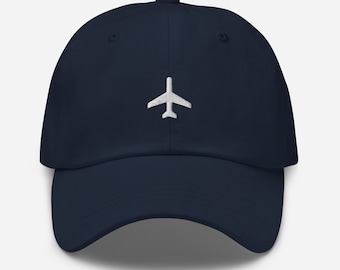 Airplane Baseball cap, pilot hat, gift for pilot, gift for him, aviation