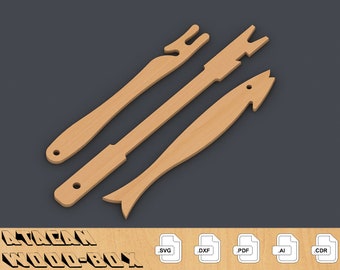 Oven Pull or Push Stick  / Laser Cut Files /  Baking Oven Rack Push Pull Stick / Instant download / Glowforge SVG files 121