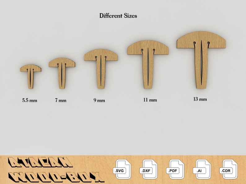 Crumb Tray Pins for Glowforge SVG Digital Download Honeycomb Tray Pins File 060 image 1