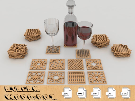 Drink sale coaster template