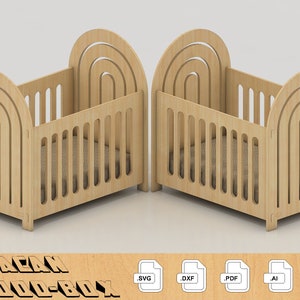 Mini wooden cheap crib