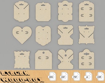 Customizable Jewelry Tag Template Minimalist Barbell Label 