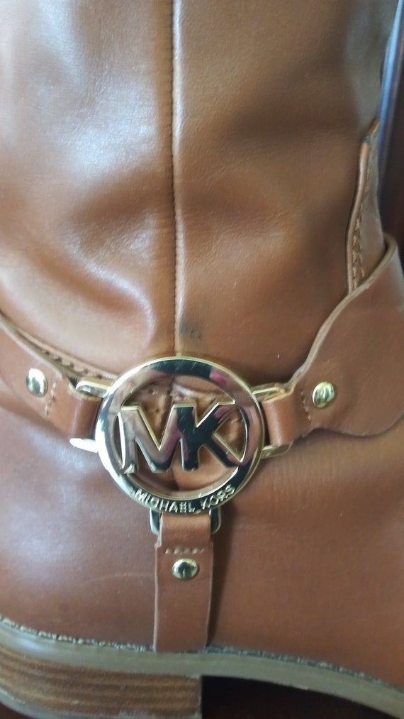 Pre-Owned Gently used!  Michael Kors Leather Knee… - image 8