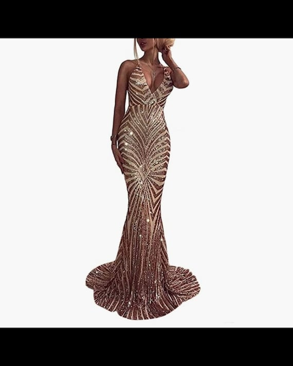 Champagne Sequin Champagne Sequin High Neck Ruched Bodycon Mini Dress  AX  Paris