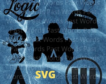 Logic Rapper SVG| Everybody| Music SVG| Logic| music| Cricut| Equality| Rap| Music| Cartoon| PNG| artwork