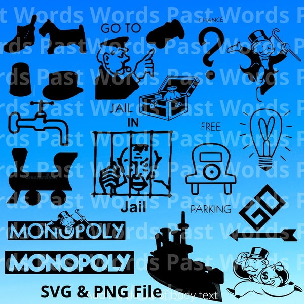 Monopoly SVG | Board Game| Board Games SVG| Family Game Night