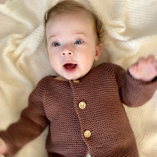 Knit Baby Sweater Etsy