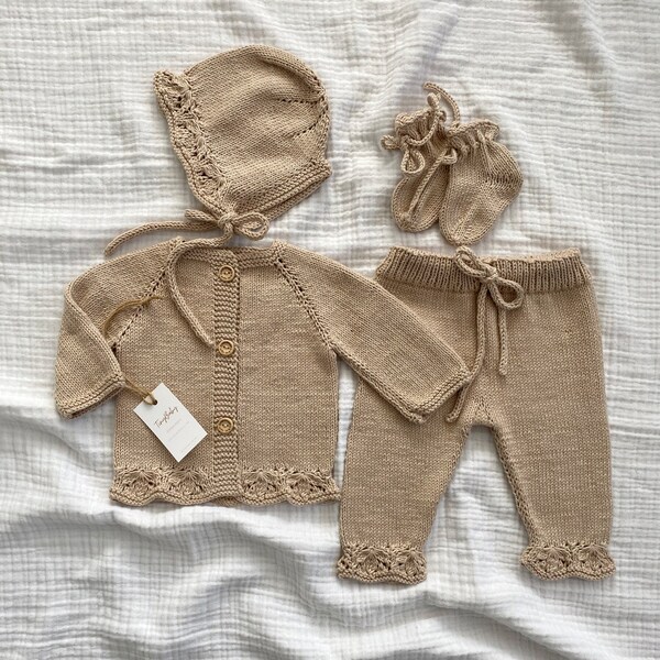 Knit Baby Dress Etsy